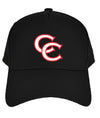 CC A Frame Cap Black / Red & White - hat - Chaotic Clothing Streetwear Sydney Australia Street Style Plus Menswear
