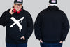 X Marks The Chaos Chaotic Clothing King Size Hoodie 2XL - 9XL -  - Chaotic Clothing Streetwear Sydney Australia Street Style Plus Menswear