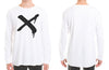 X Marks The Chaos Long Sleeve Tshirt - Shirts - Chaotic Clothing Streetwear Sydney Australia Street Style Plus Menswear