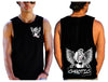 Angel Sleeveless Mens Muscle Tee | Chaotic Clothing Streetwear Tshirts - Shirts - Chaotic Clothing Streetwear Sydney Australia Street Style Plus Menswear