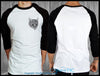 Owl Head Raglan 3/4 Sleeve Tee | Chaotic Clothing Streetwear Tshirts - Shirts - Chaotic Clothing Streetwear Sydney Australia Street Style Plus Menswear