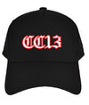 CC13 A Frame Cap Black / Red & White - hat - Chaotic Clothing Streetwear Sydney Australia Street Style Plus Menswear