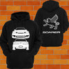 Toyota Soarer Z30 Front and Back Hoodie (griffin) - Chaotic Customs