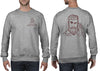 My Eyes are Up Here - Beard P#rn Chaotic Clothing Streetwear Crew Neck Jumper - Crew neck Jumper - Chaotic Clothing Streetwear Sydney Australia Street Style Plus Menswear