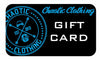 Chaotic Clothing Gift Card - Gift Card - Chaotic Clothing Streetwear Sydney Australia Street Style Plus Menswear