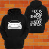 Nissan S13 180SX Hoodie (front) - Chaotic Customs