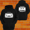 Toyota Supra MKIV Front and Back Hoodie - Chaotic Customs