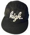 High 5 Panel - BLACK - hat - Chaotic Clothing Streetwear Sydney Australia Street Style Plus Menswear