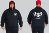 2 Lions Chaotic Clothing King Size Hoodie 2XL - 9XL -  - Chaotic Clothing Streetwear Sydney Australia Street Style Plus Menswear