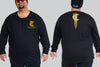 Chaos and Carnage Long Sleeve Tee I Chaotic KING Size Streetwear I 2xl to 9xl Plus