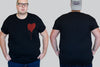 Bleeding Heart - Chaotic King Size Tshirt 3XL to 7XL -  - Chaotic Clothing Streetwear Sydney Australia Street Style Plus Menswear