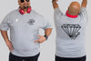 Glass Diamond Chaotic King Size Tshirt 3XL to 7XL -  - Chaotic Clothing Streetwear Sydney Australia Street Style Plus Menswear