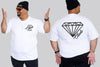 Glass Diamond Chaotic King Size Tshirt 3XL to 7XL -  - Chaotic Clothing Streetwear Sydney Australia Street Style Plus Menswear