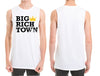 Big Rich Town FULL SIZE Mens Muscle Tee | Chaotic Clothing Streetwear Tshirts - Shirts - Chaotic Clothing Streetwear Sydney Australia Street Style Plus Menswear