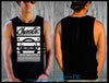 Through The Lines Mens Muscle Tee | Chaotic Clothing Streetwear Tshirts - Shirts - Chaotic Clothing Streetwear Sydney Australia Street Style Plus Menswear