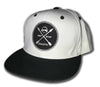 Staple SnapBack - WHITE w/ BLACK - hat - Chaotic Clothing Streetwear Sydney Australia Street Style Plus Menswear