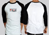 Gamblr Staple Logo Raglan 3/4 Tshirt - Shirts - Chaotic Clothing Streetwear Sydney Australia Street Style Plus Menswear