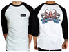 Octopus Raglan 3/4 Sleeve Tee | Chaotic Clothing Streetwear Tshirts - Shirts - Chaotic Clothing Streetwear Sydney Australia Street Style Plus Menswear