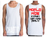 Worldwide Singlet | Chaotic Clothing Streetwear Tshirts - Shirts - Chaotic Clothing Streetwear Sydney Australia Street Style Plus Menswear
