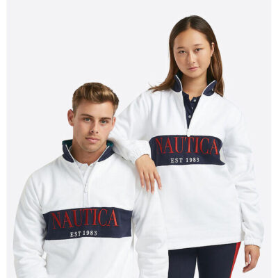 Nautica Spinnaker Collection ¬º Zip Heavyweight Jumper