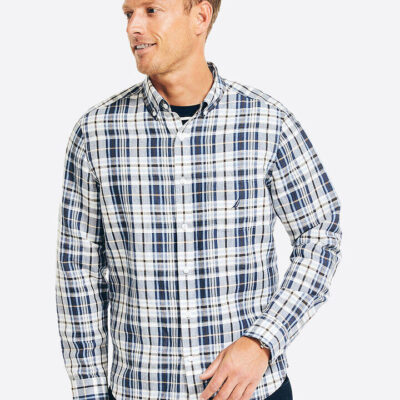 Nautica Shore Long Sleeve Linen Shirt
