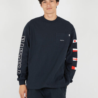 Nautica Japan Signal Long Sleeve Tee