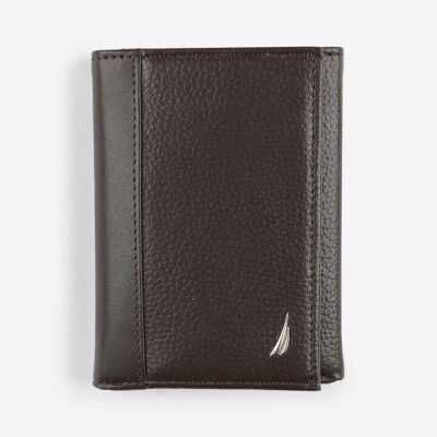 Nautica Essentials Trifold Leather Wallet