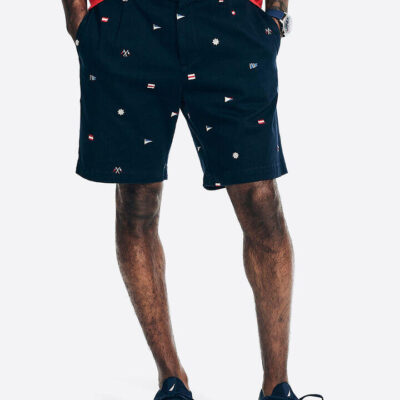Nautica Re-edition Toby Pleated Chino Shorts