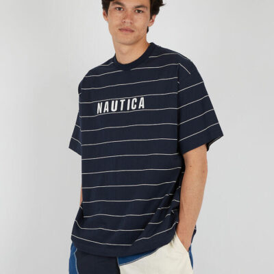 Nautica Japan Border Logo Tee