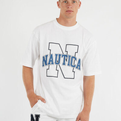 Nautica College Omega Letterman Heavyweight Tee