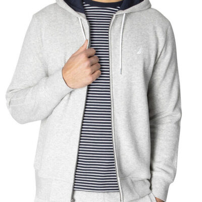 Nautica Essentials Collection Full- Zip Tonal Hoodie