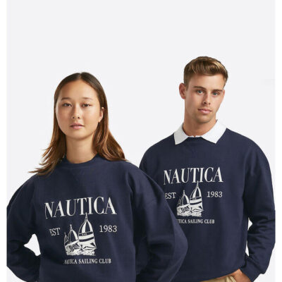 Nautica Spinnaker Collection Sailing Club Oversized Jumper