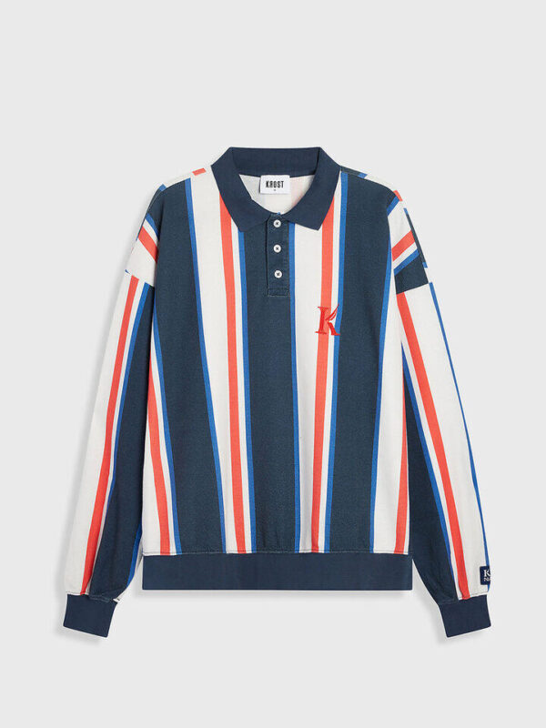 Nautica Krost Nautica Crew Long Sleeve Polo