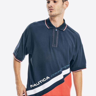 Nautica Competition Navtech Elio ¬º Zip Polo Shirt