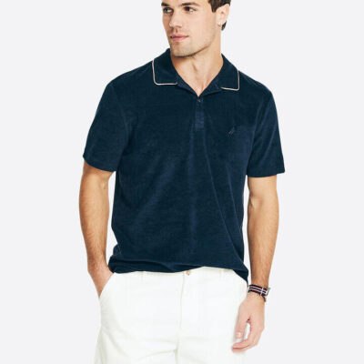 Nautica Terry Towelling Polo Shirt