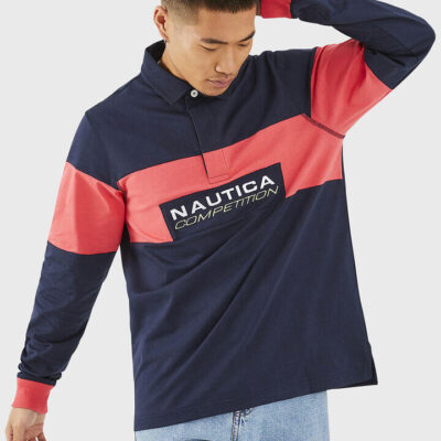 Nautica Competition Trey Rugby Shirt