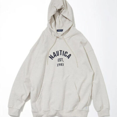 Nautica Japan Felt Arch Logo Hoodie