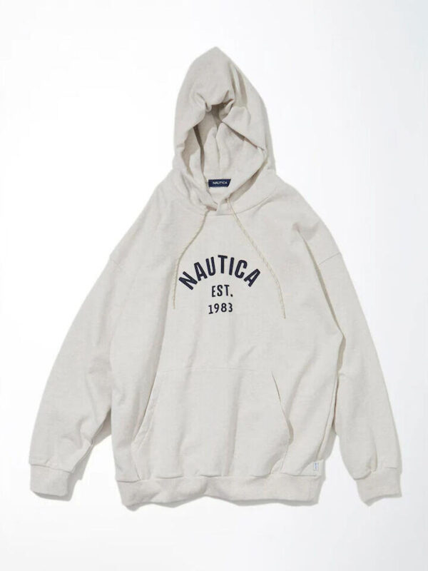 Nautica Japan Felt Arch Logo Hoodie