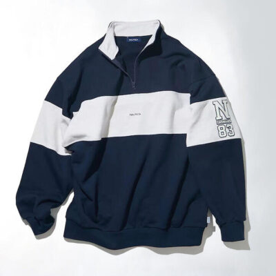 Nautica Japan ¬Ω Zip Colour Block Jumper