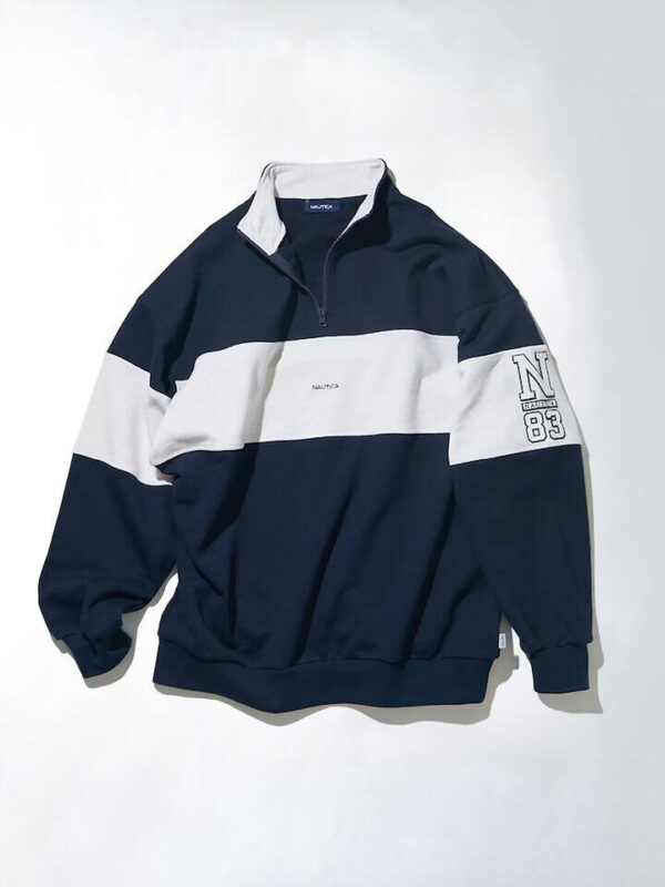 Nautica Japan ¬Ω Zip Colour Block Jumper