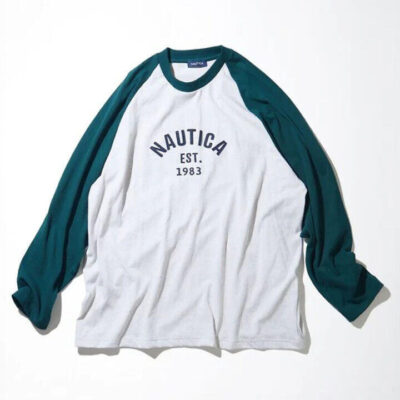 Nautica Japan Raglan Colour Felt Arch Tee