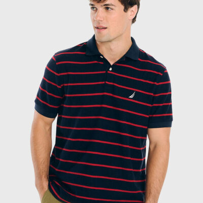 Nautica Navtech Sustainably Crafted Stripe Polo