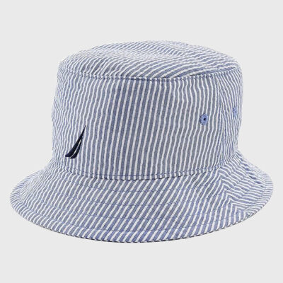 Nautica Rio Seersucker Bucket Hat