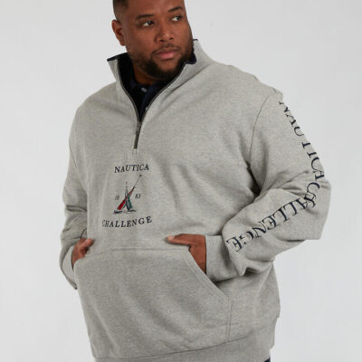 Nautica Big & Tall Vermont 1/4 Zip Top