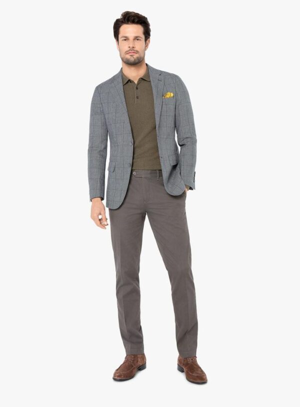 Vicenza Forest Green Overcheck Jacket  - Peter Jackson