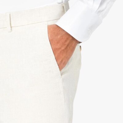 Venezia Sand Linen Trousers 92 - Peter Jackson