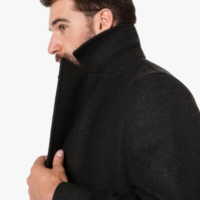 Tesero Olive Twill Overcoat L - Peter Jackson