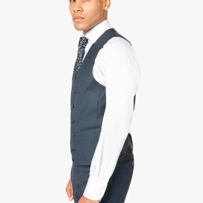 Cayman Navy Blue Birdseye Vest 120 - Peter Jackson