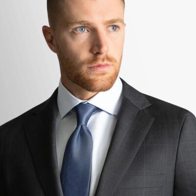 Brad Charcoal Glen Check Jacket  - Peter Jackson