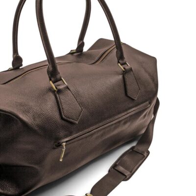 Alessio Brown Pebbled Leather Bag  - Peter Jackson